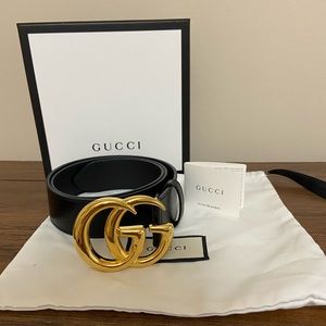 AUTHENTIC, WORN ONCE Gucci Marmont belt